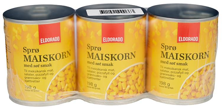 ELDORADO MAISKORN 198 g x 3