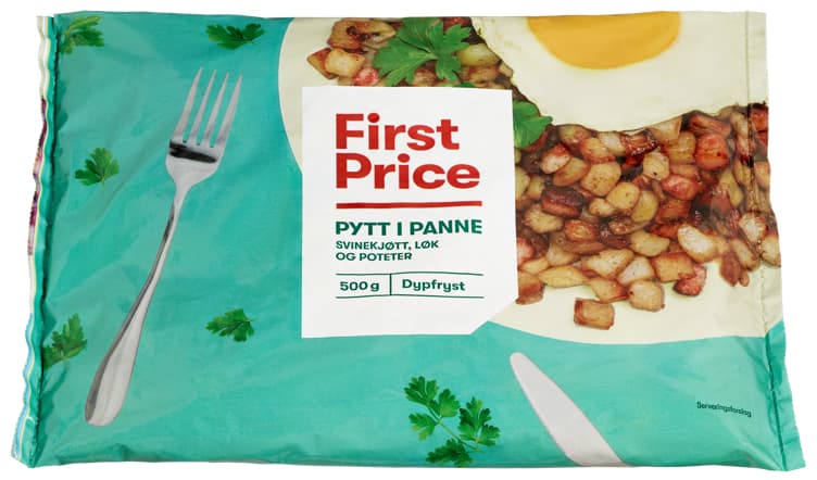 PYTT I PANNE SKINKE 500 g First Price