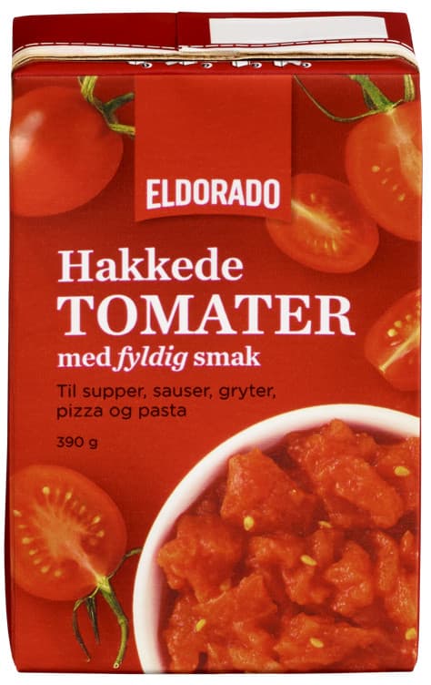 ELDORADO TOMATER 390 g hakkede