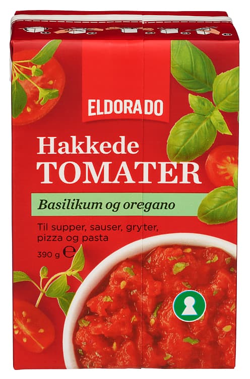 TOMATER HAKKEDE 390 g /urter eldorado