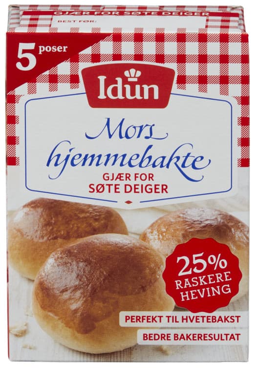 TØRRGJÆR SØT DEIG Økonomi 60g idun