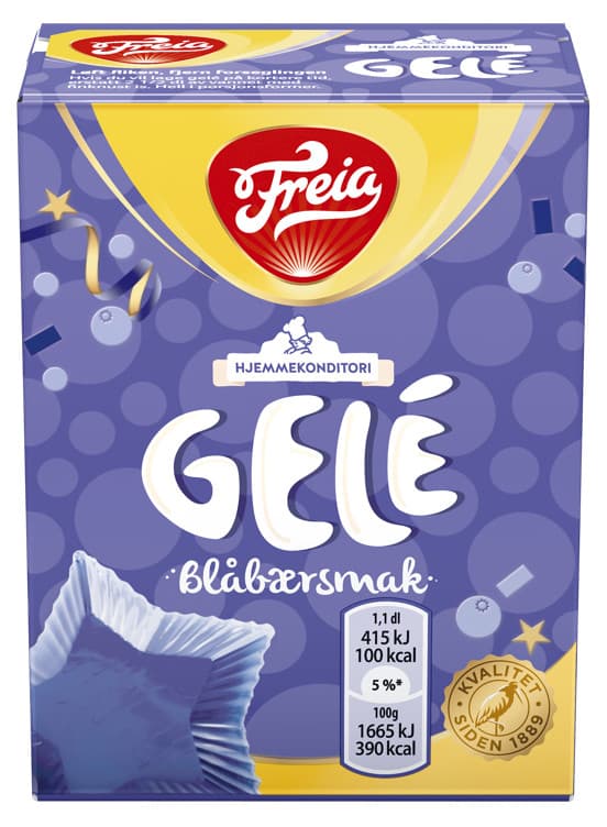 FREIA GELE BLÅBÆR 125 g
