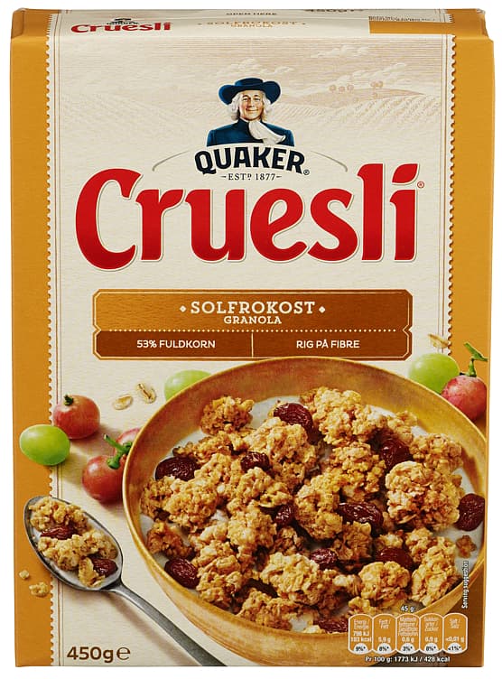 CRUESLI SOLFROKOST 450 g quaker