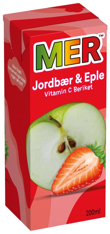 MER JORDBÆR&EPLE 0.2l